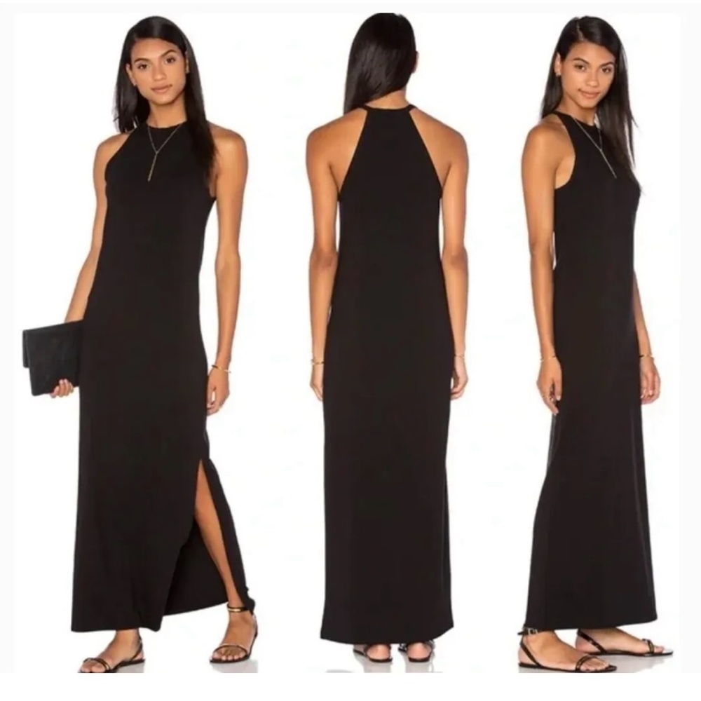 Theory Sonaki Maxi Black Dress / Size Small